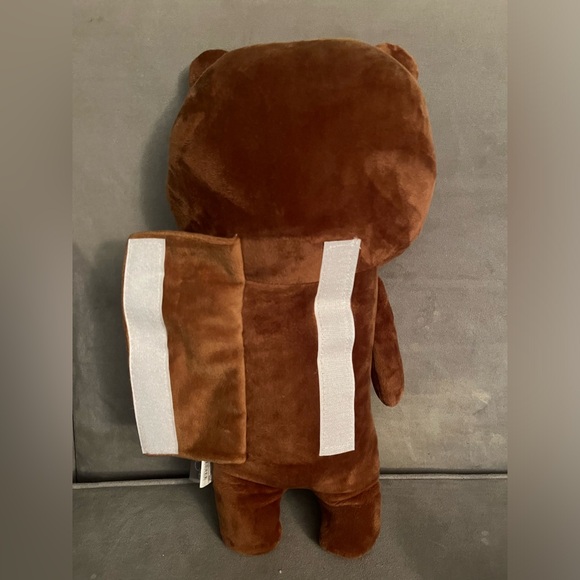 Teddy Bear Car Seat Shoulder Strap Pillow Made by Pattern in Korea EUC - Picture 3 of 5